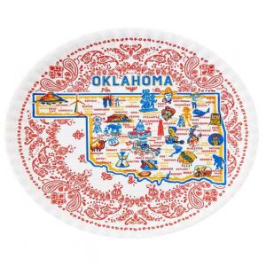 Oklahoma 'Paper' Plate