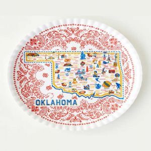 Oklahoma 'Paper' Serving Platter