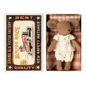 Big Sister Pajamas Mouse in a Matchbox