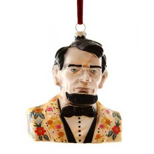Hipster Abraham Lincoln Ornament