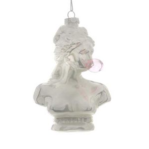 Classical Bust Blowing Bubble Ornament