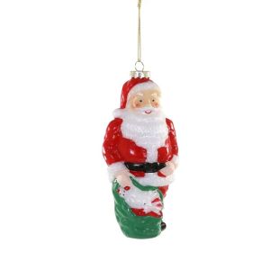 Santa with his Pack Ornament