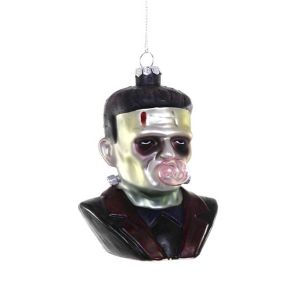 Frank Blowing a Bubble Ornament