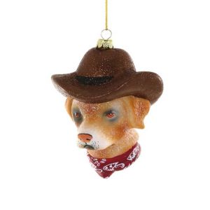 Wild West Puppy Ornament