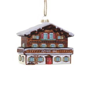 Ski Chalet Ornament