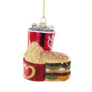 Fast Food Burger Ornament