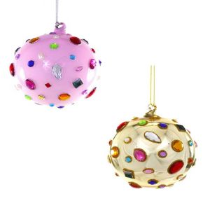 Glitter Magpie Bauble Ornament