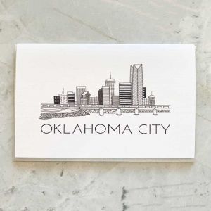 Oklahoma City Skyline Card