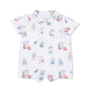 Golfing Teddy Bears Polo Shortie