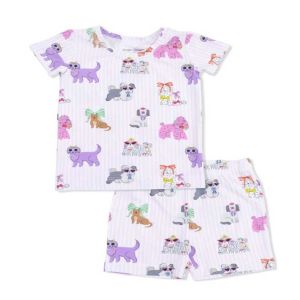 Fancy Dogs Short Loungewear Short Set