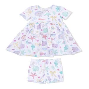 Beach Days Twirly Dress with Cartwheel Shorts