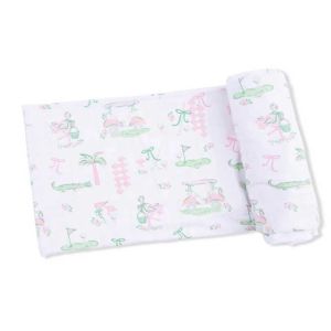 Pretty Golf Swaddle Blanket