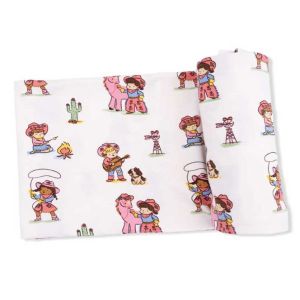 Vintage Cowgirls Swaddle Blanket