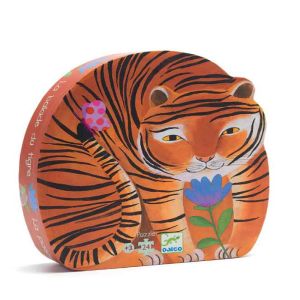 Tiger's Walk 24pc Silhouette Jigsaw Puzzle