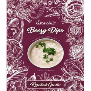 Roasted Garlic Boozy Dip
