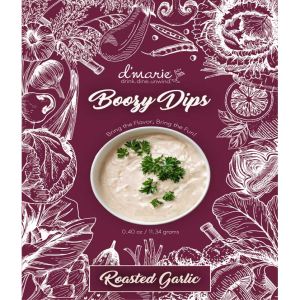 Roasted Garlic Boozy Dip
