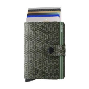 Green Hexagon Miniwallet