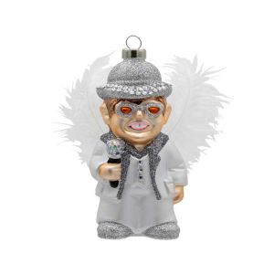 Elton John's White Feather Costume Ornament