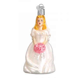 Blonde Bride Ornament