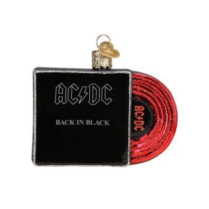 Back In Black Album Cover Ornament