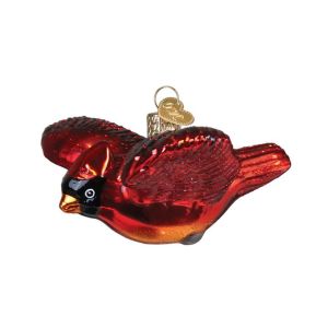Cardinal In Flight Ornament
