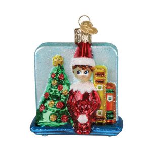 Scout Elf Storytime Ornament