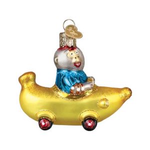 Bananas Gorilla's Bananamobile Ornament