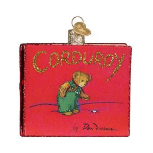 Corduroy Book Ornament