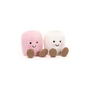 Jellycat Amuseables Pink and White Marshmallows
