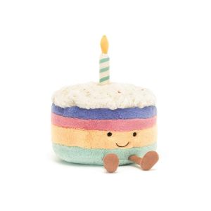 Jellycat Amuseables Rainbow Birthday Cake