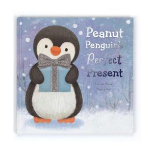 Jellycat Peanut Penguin’s Perfect Present Book