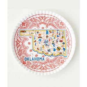 Oklahoma 'Paper' Serving Platter