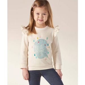 Let It Snow Sparkles Print Sweater