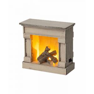 Off White Fireplace for Mice