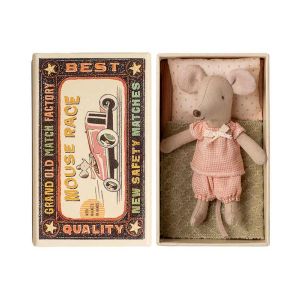 Little Sister Mouse in Matchbox