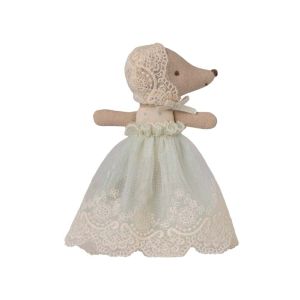 Baby Mouse in Mint Gown