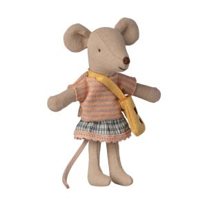 Little Sister Mouse with Cheese Bag