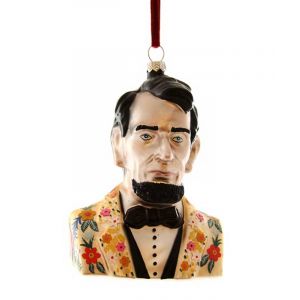 Hipster Abraham Lincoln Ornament