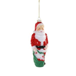 Santa with his Pack Ornament
