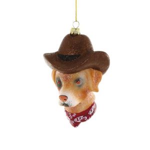 Wild West Puppy Ornament