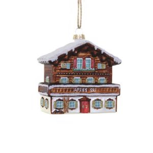 Ski Chalet Ornament