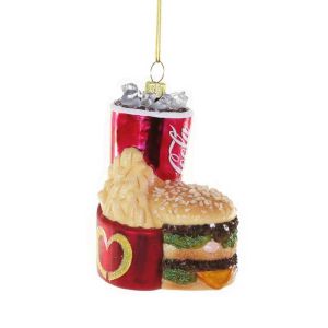 Fast Food Burger Ornament