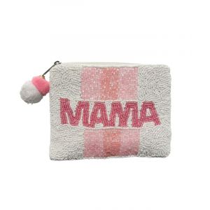Mama Beaded Pouch