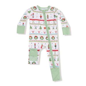 Nutcracker Fair Isle 2 Way Zipper Romper