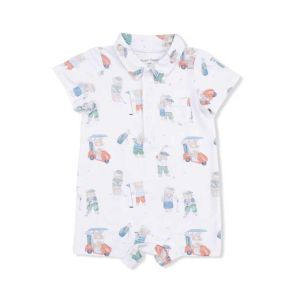 Golfing Teddy Bears Polo Shortie