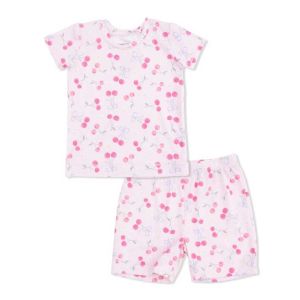 Sweet Bow Cherries Short Loungewear Set