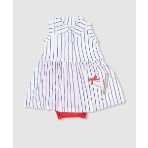 Baseball Stripe Polo Tennis Dress