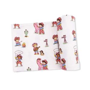 Vintage Cowgirls Swaddle Blanket