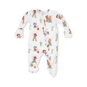 Vintage Cowboys 2 Way Zipper Footie