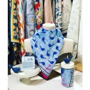 Preorder Blue Bird of Happiness Scarf